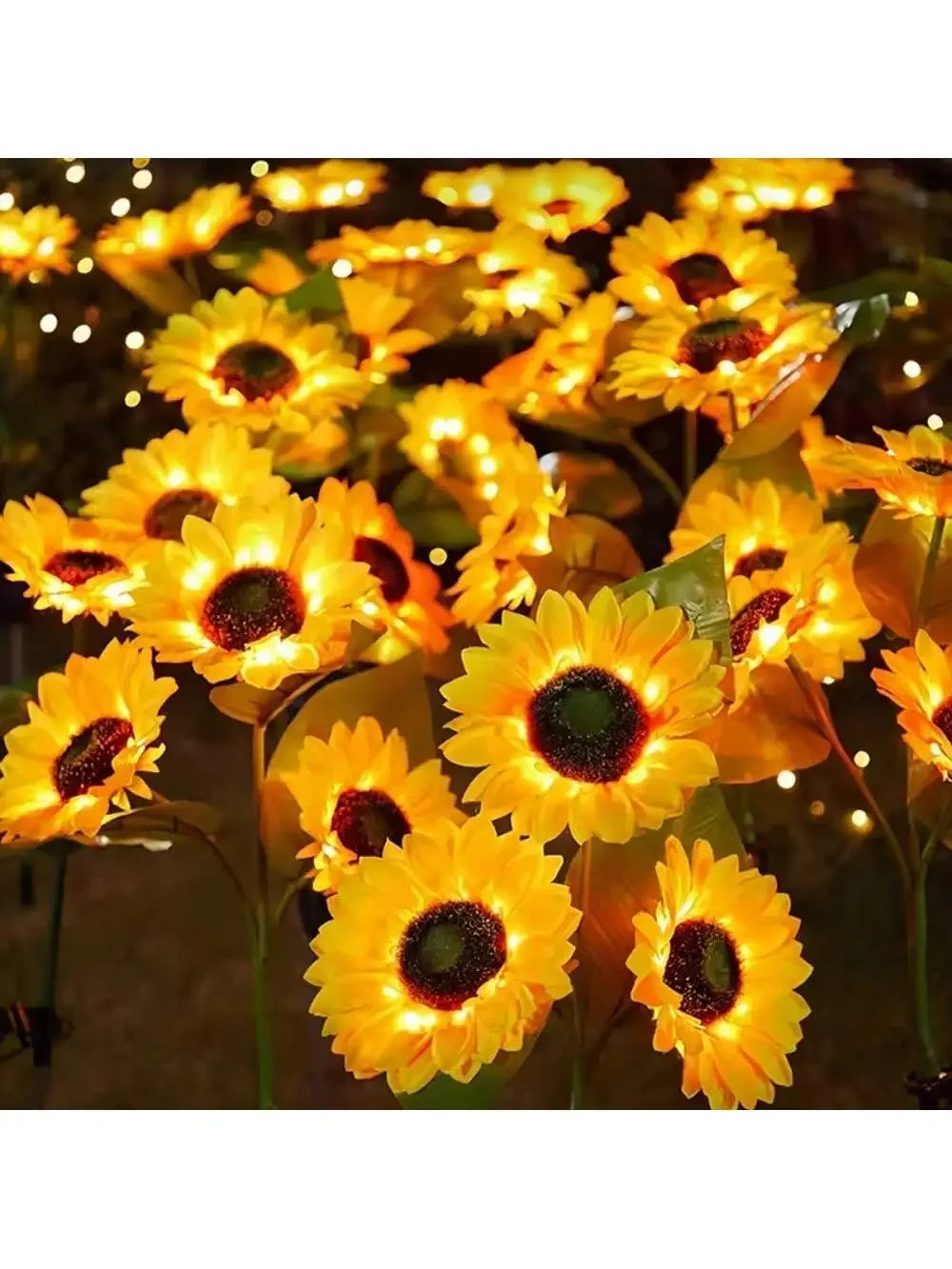 Solar Sunflower Garden Stake Light – Outdoor Waterproof LED Lawn Lamp
