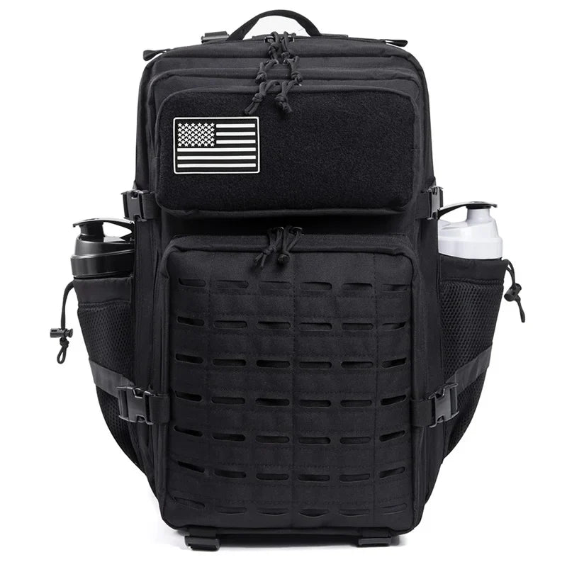 45L MOLLE Tactical Hiking Backpack with Bottle Holder