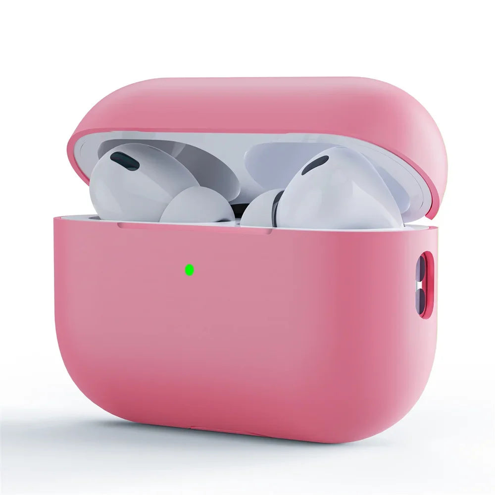 Ultra-Thin Silicone AirPods Case – Slim Matte Protective Cover