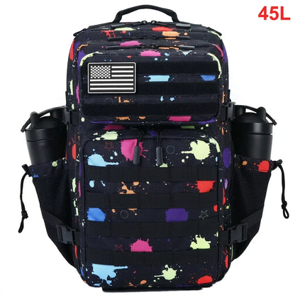 45L Waterproof Tactical Hiking and Travel Backpack