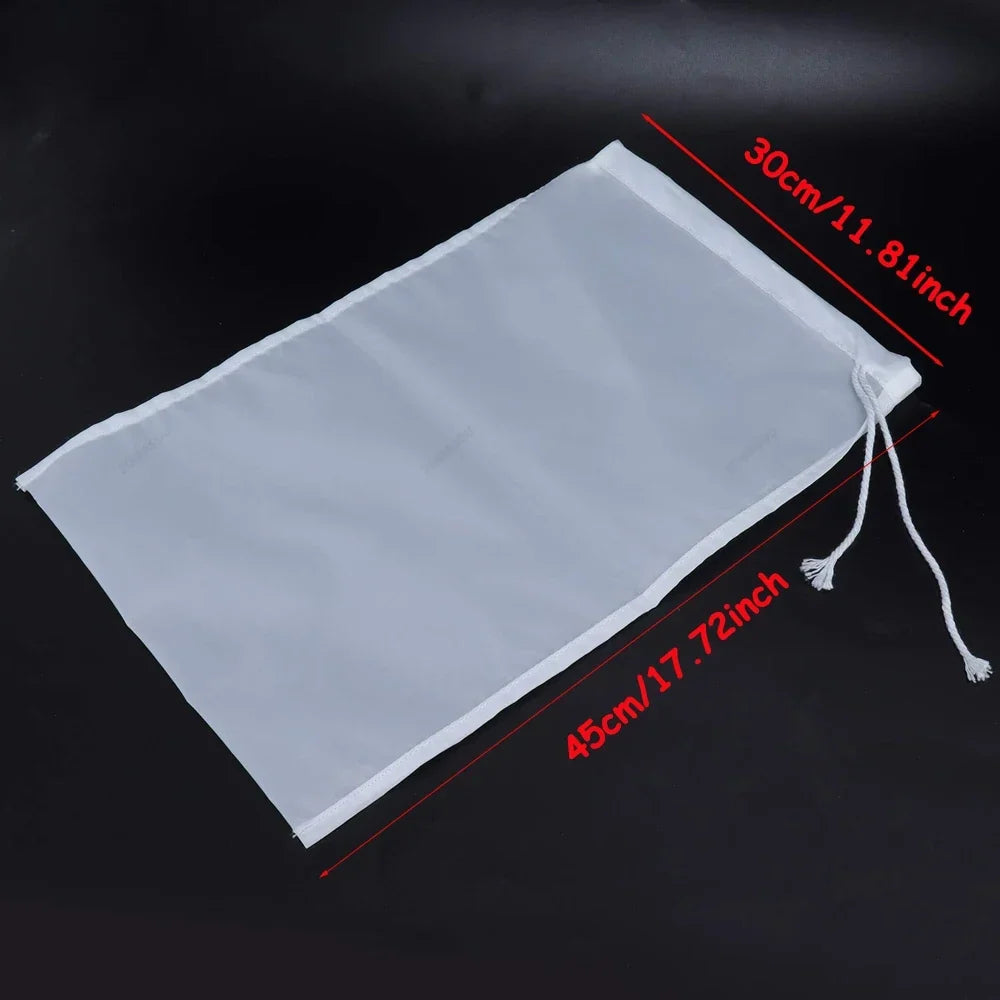 Nylon Mesh Filter Bag – Nut Milk, Soy Milk & Food Strainer
