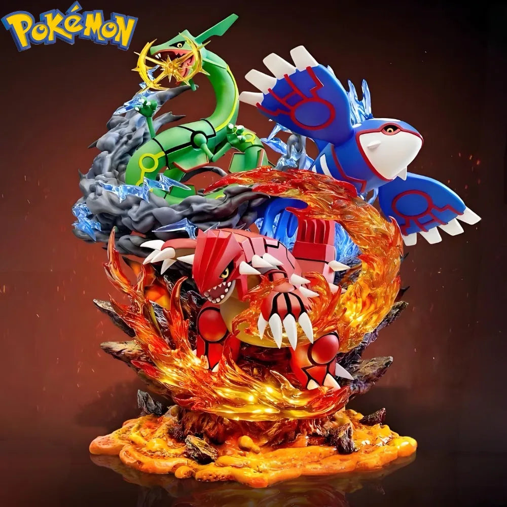 Groudon Kyogre Rayquaza Pokemon PVC Figure – 35cm Set