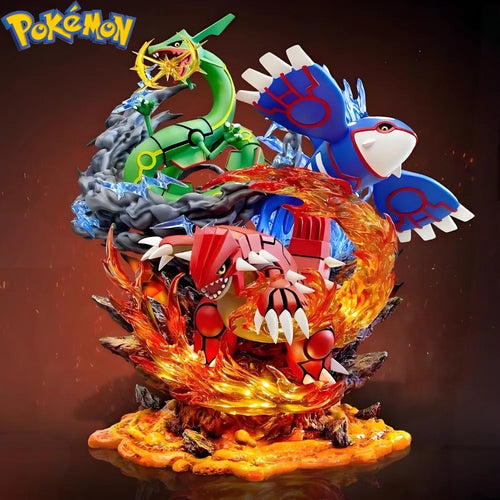 Groudon Kyogre Rayquaza Pokemon PVC Figure – 35cm Set