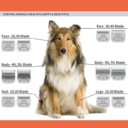 Dog Grooming Clipper Replacement Blades Compatible Andis Pet