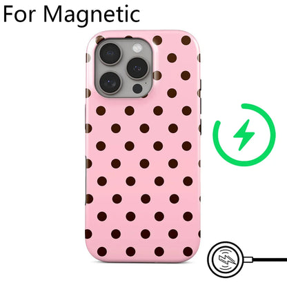 Y2K Small Polka Dots iPhone Case
