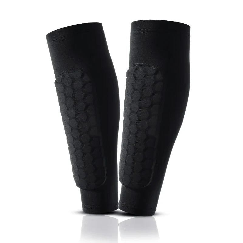 Foam Padded Compression Shin Guard Sleeve