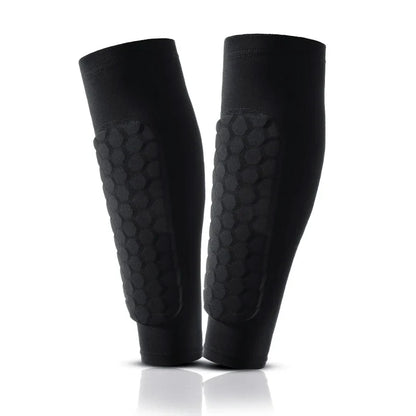 Foam Padded Compression Shin Guard Sleeve