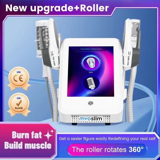 6500w 200hz Ems Body Sculpt Roller Machine Sculpting Burning Weight Loss Slimming Muscle Stimulation