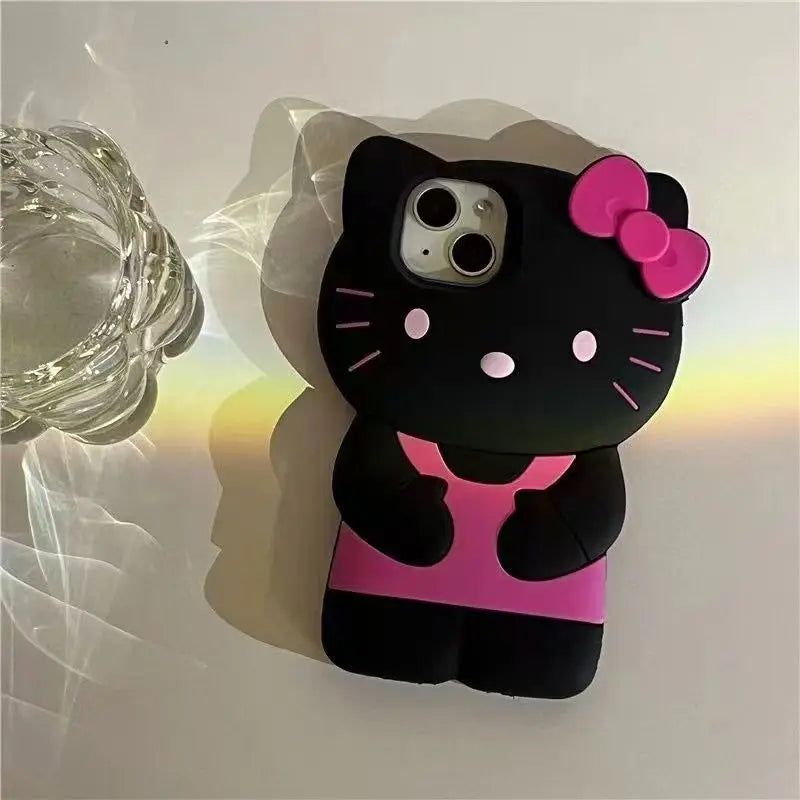 Kitty Cat 3D Silicone Soft iPhone Case