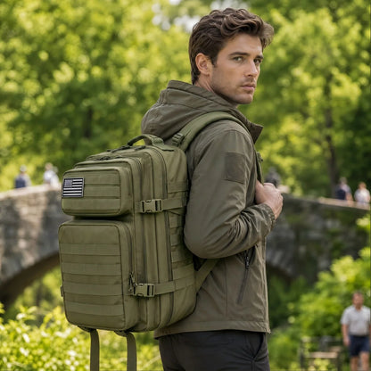 45L MOLLE Tactical Travel and Hiking Backpack