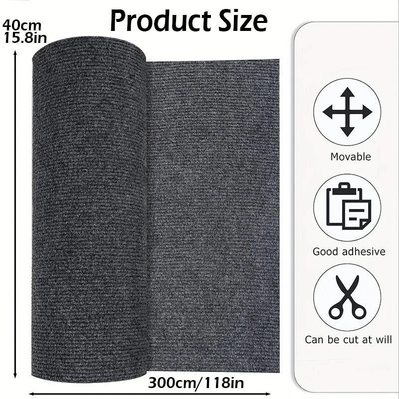 Self-Adhesive Runner Rug – Water-Absorbent Floor Mat (40cm x 3m)