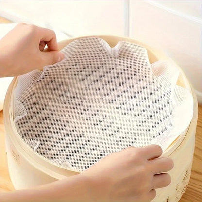 Non-Stick Steamer Liner Mats for Bamboo Steamer