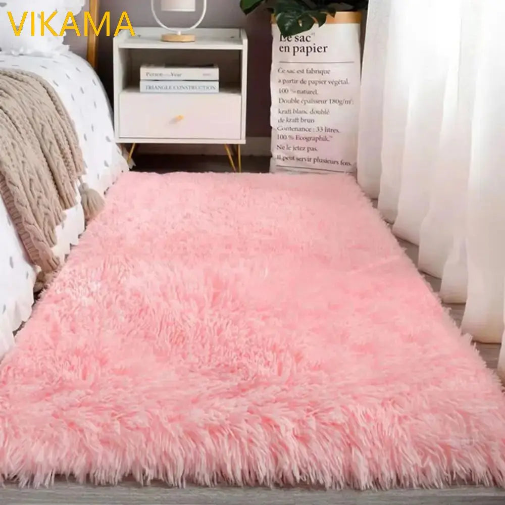 Plush Shag Carpet – Ultra-Soft High-Pile Area Rug for Bedroom & Living Room