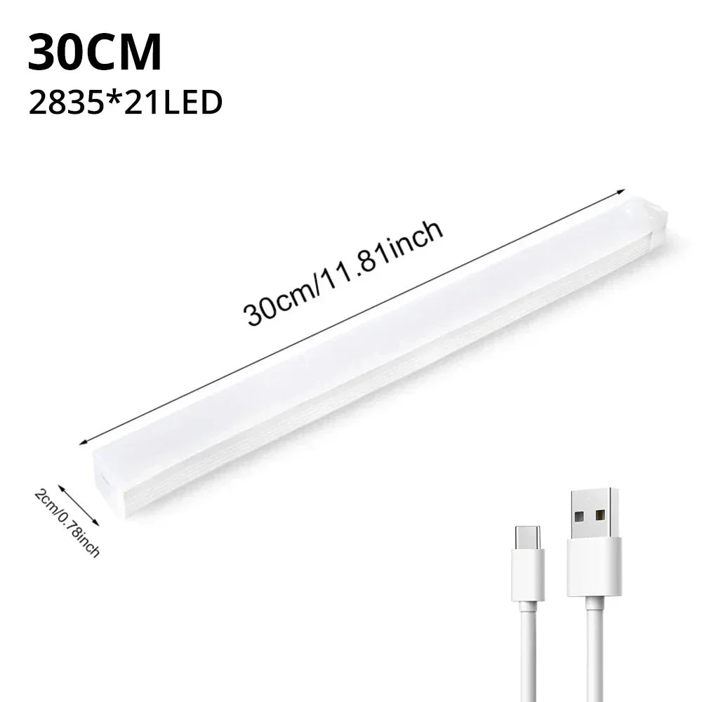 Motion Sensor LED Light Bar – USB-C Rechargeable, Auto On/Off