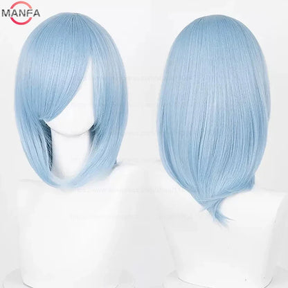 40cm Heat Resistant Anime Cosplay Wig with Bangs
