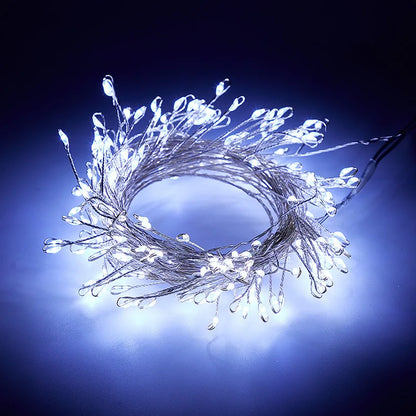 LED Firecracker Fairy String Lights – USB Powered with Remote Control, 3/6/9M