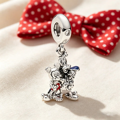Disney Character Charm Bead – Fits Snake Chain Bracelet & Necklace
