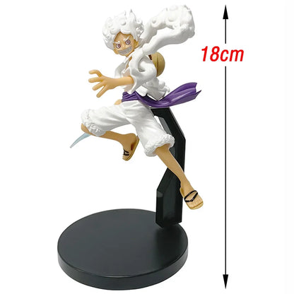 18CM One Piece Luffy Sun God Nika PVC Action Figure