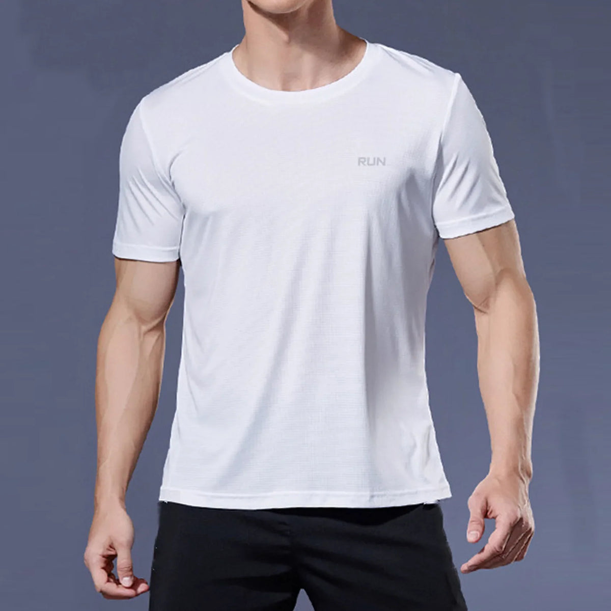 Men's Quick Dry Short Sleeve Fitness Sports T Shirt