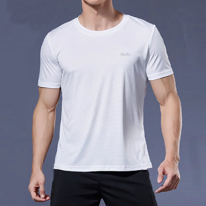 Men's Quick Dry Short Sleeve Fitness Sports T Shirt