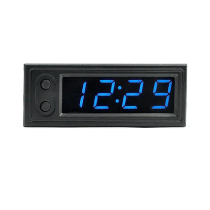 3-in-1 Car Dashboard Clock with Temperature & Voltmeter