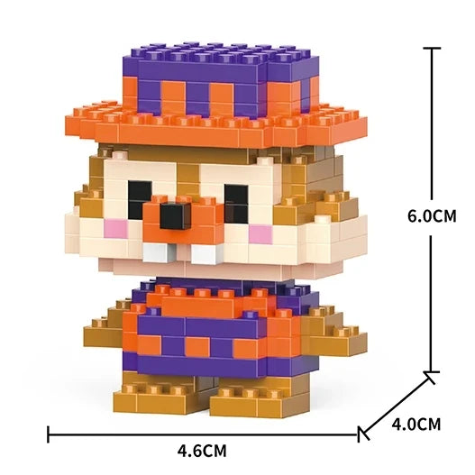 Disney Mini Building Blocks Figure – Mickey Minnie Princess Brick Toy