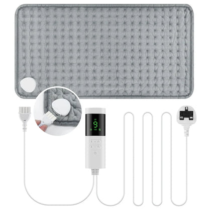 Electric Heated Blanket Mat with Timer for Bed and Sofa
