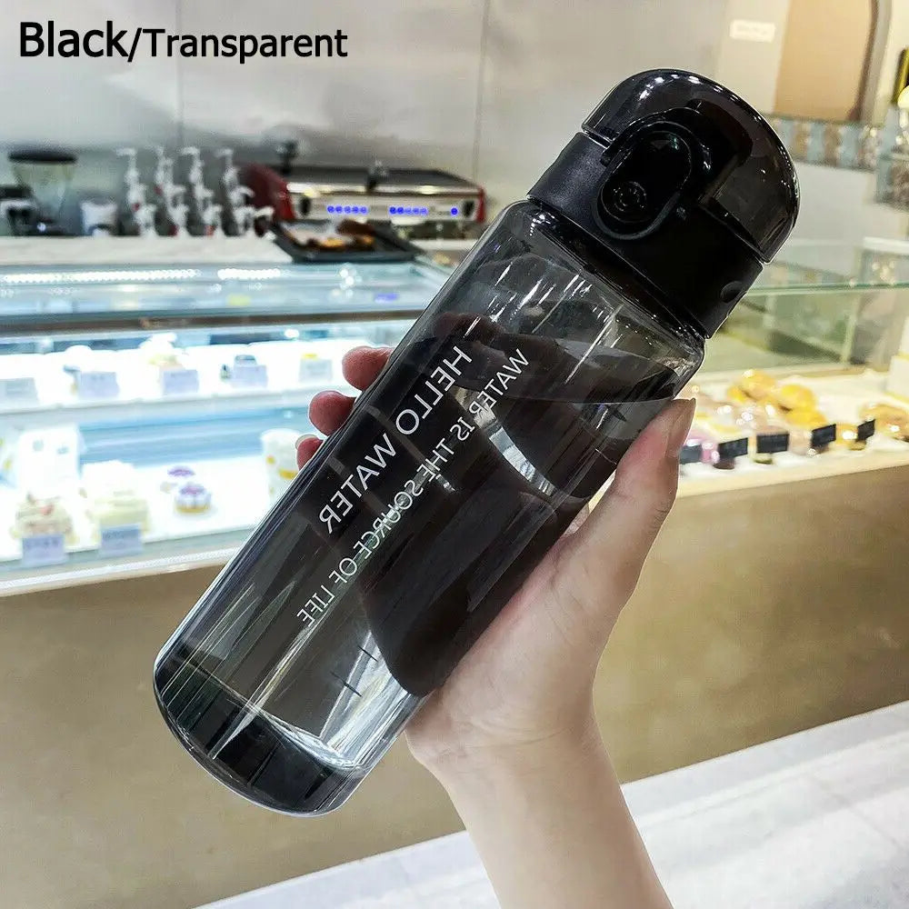 780ml Leak Proof Transparent Sports Water Bottle